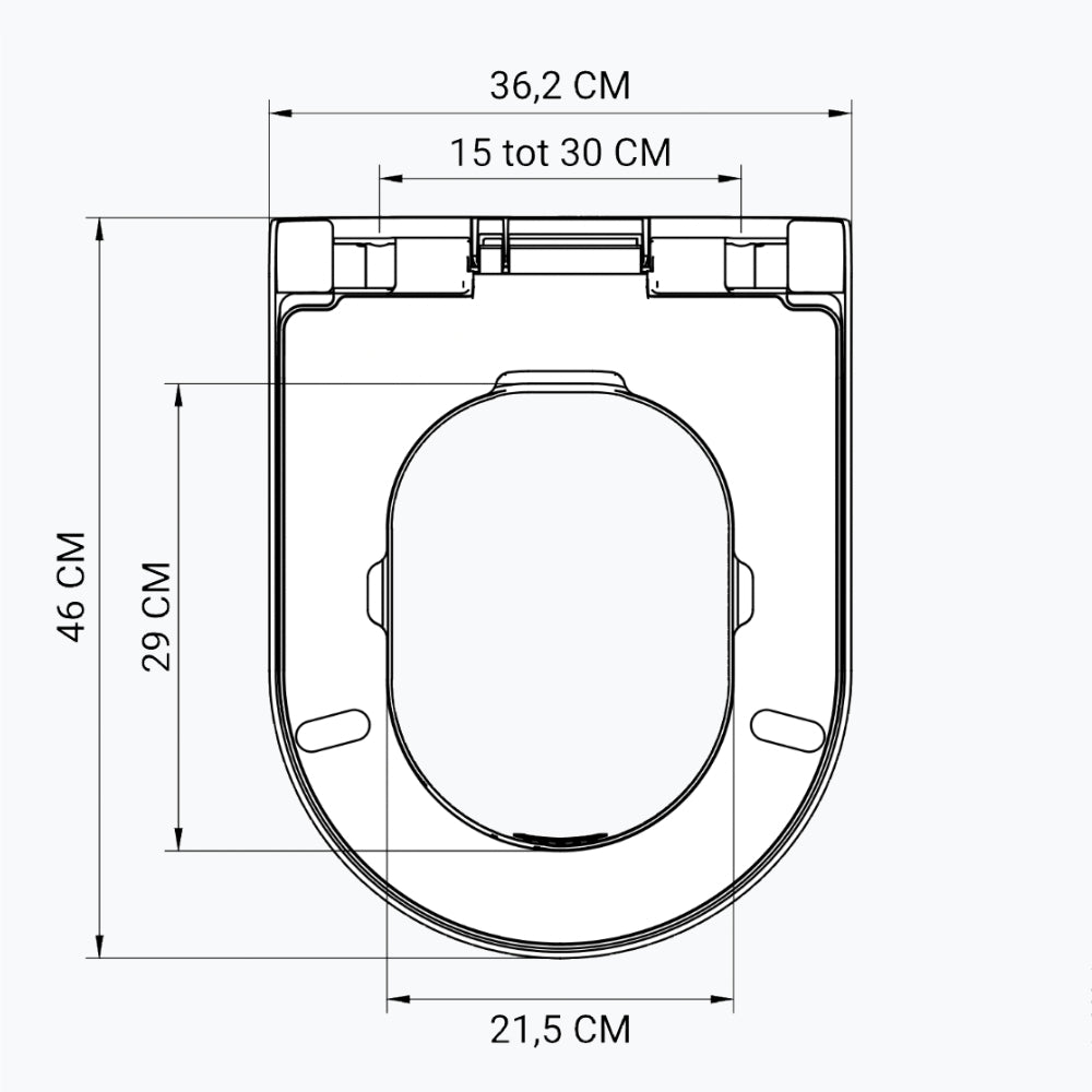 PURE-D geurloze toiletbril