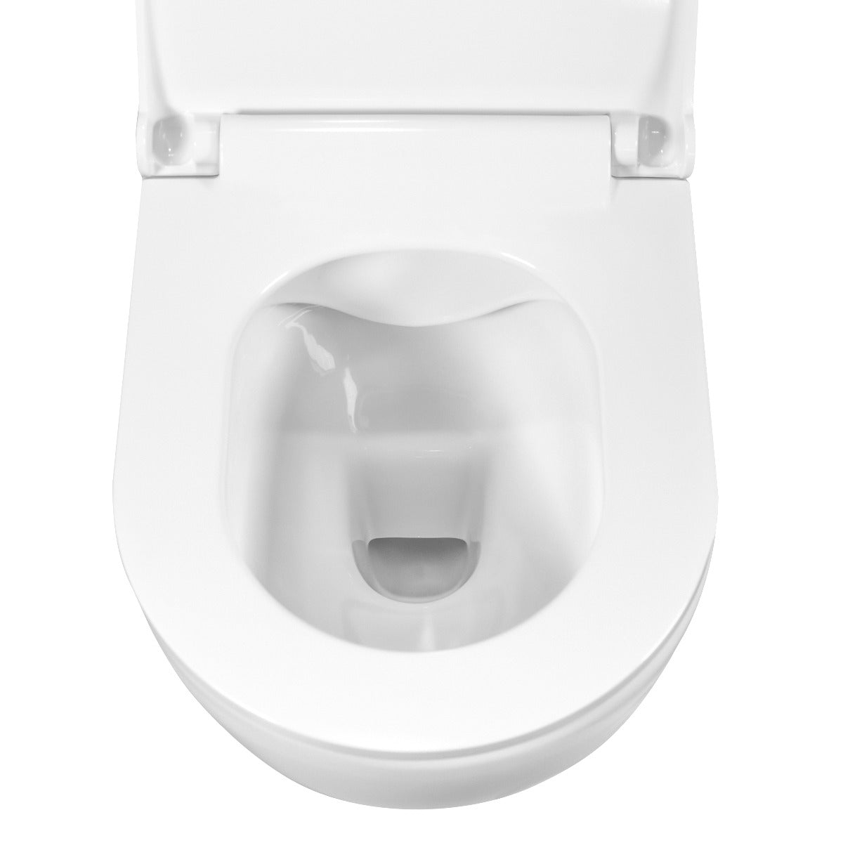PURE-D + Rimless White Wall-hung Toilet
