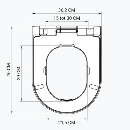 PURE-D geurloze toiletbril