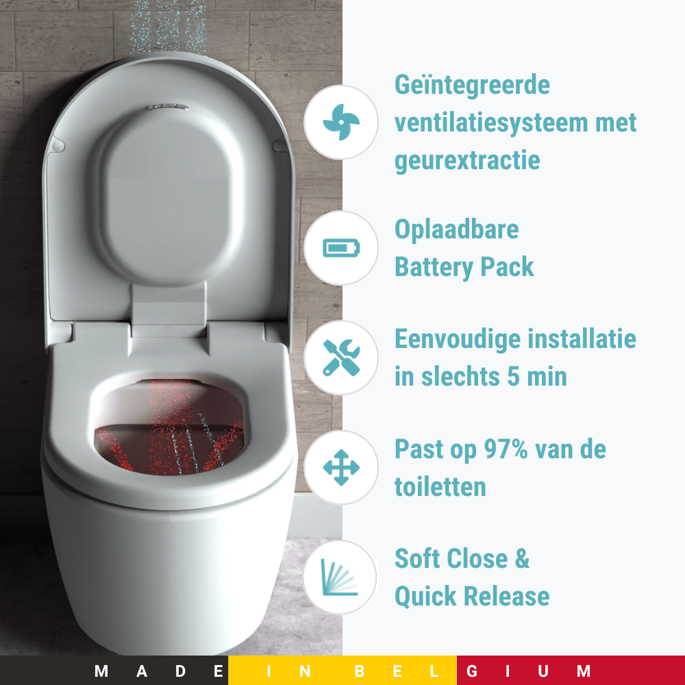 PURE-D geurloze toiletbril